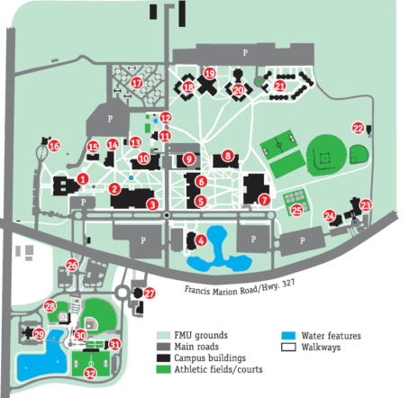 College Of Charleston Campus Map - Maping Resources