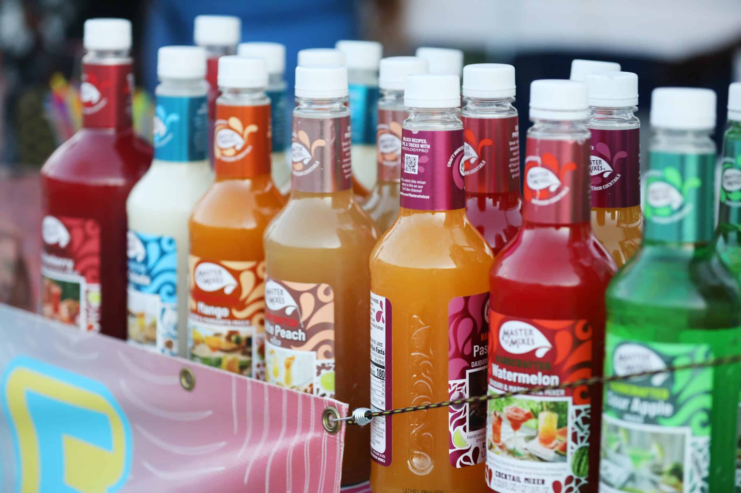 colorful bottles