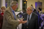 Attendants socialize during the Founders Dinner.