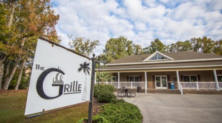 Front of the Grille on FMU campus