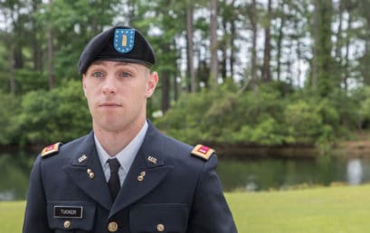 Mission accomplished: Grad goes from FMU to U.S. Army officer