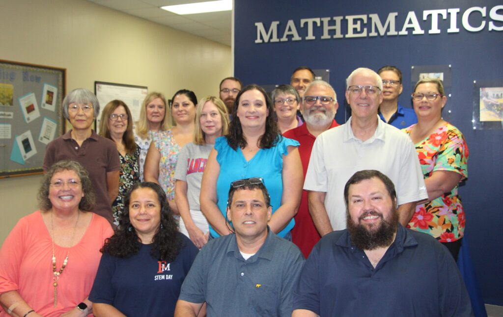 Picture of math faculty for 2025-2026 academic year