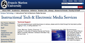 Instructional Tech and Electronic Media Services