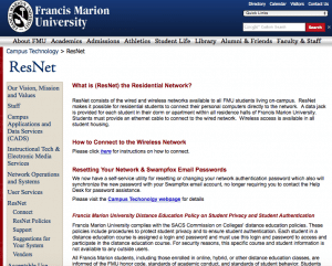 Webpage for Resnet