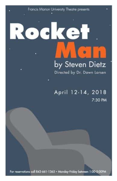 Steven Dietz Rocket Man poster