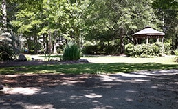 Hanson Park and gazebo located on FMU campus