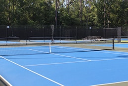 kassab tennis courts located on FMU campus