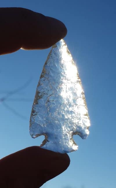 Photo of a silver arrowhead by Greg Pryor