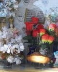 Gravestone and flowers for Day of the Dead
