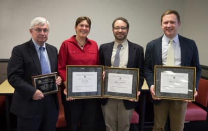 Four FMU professors honored for teaching, service, research, governance