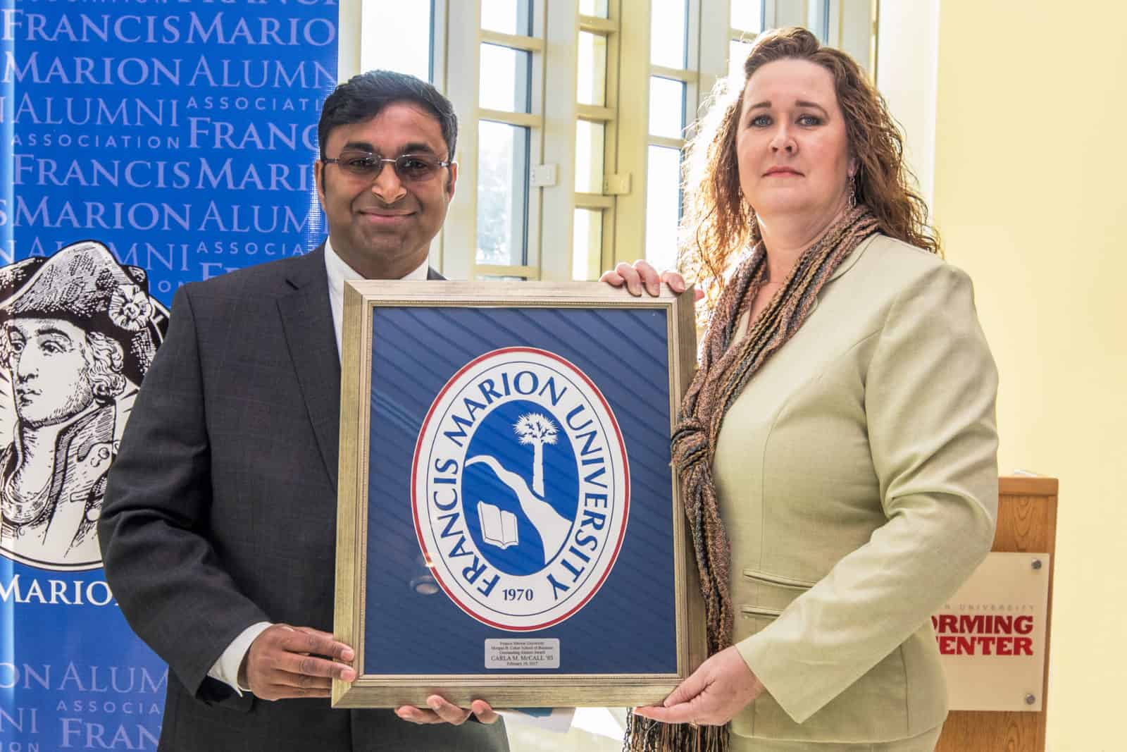 FMU School of Business honors McCall with alumni award FMU School of Business honors McCall with alumni award