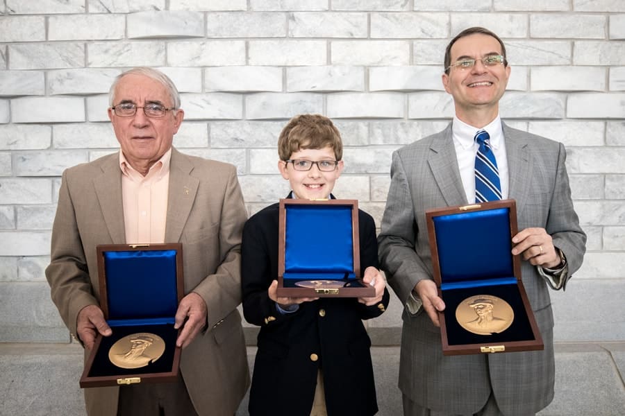 Three Marion Medallions presented