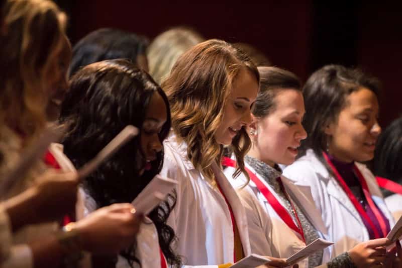 FMU Nursing students gather for ceremony