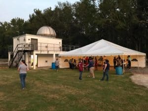 People at the Cassini Event