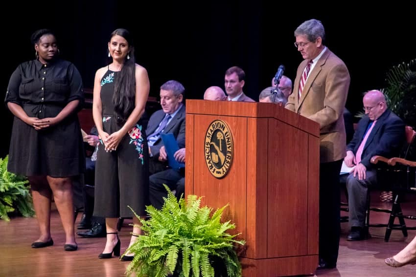 Francis Marion presents student academic awards