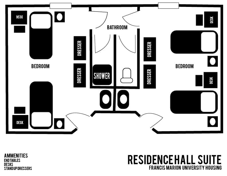 RESIDENCE HALL SUITE LAYOUT