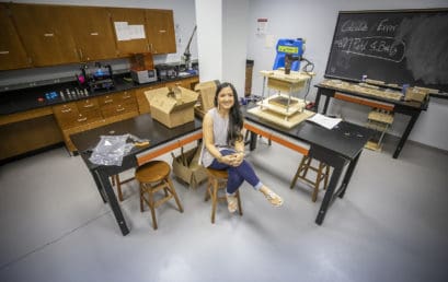 Her engineering foray took a “leap of faith”
