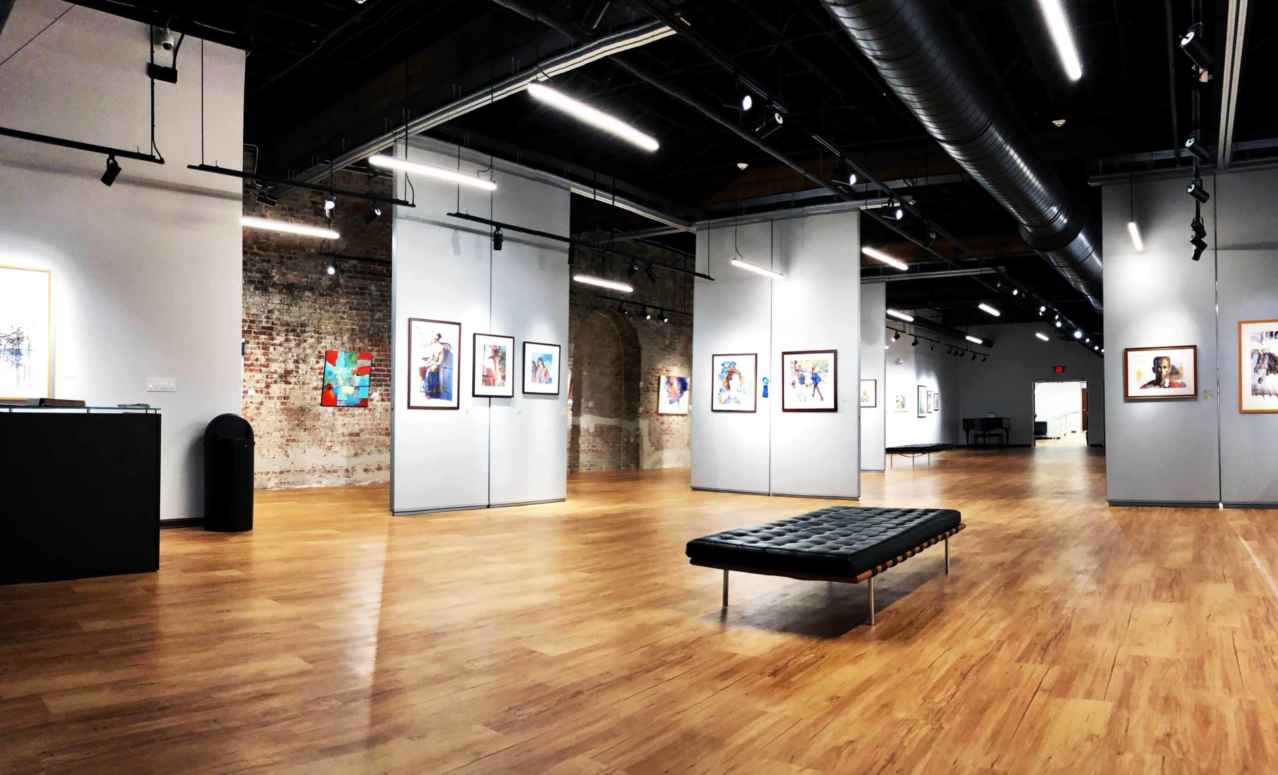 Paintings adorn the walls of University Place Gallery.