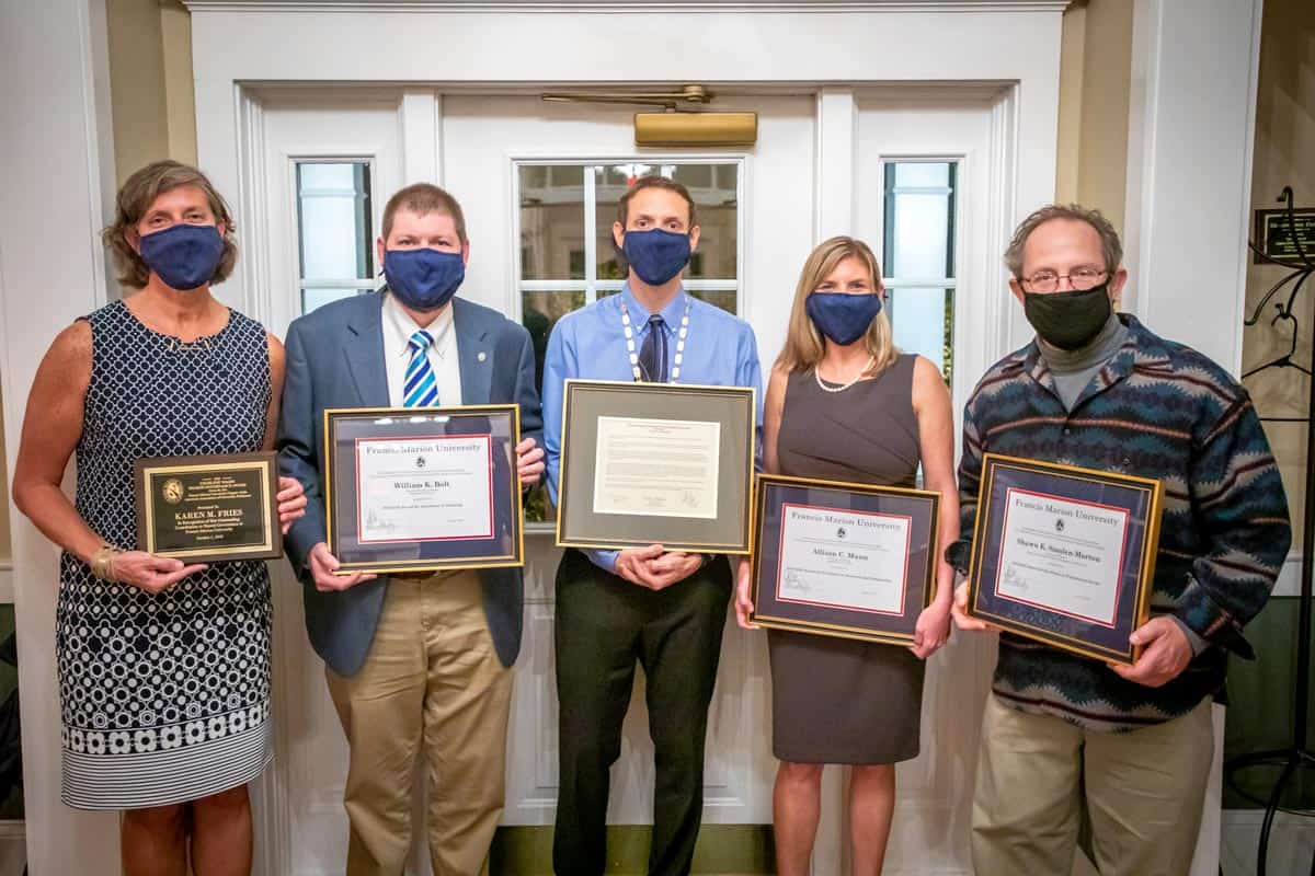 FMU professors honored for teaching, research, service, governance