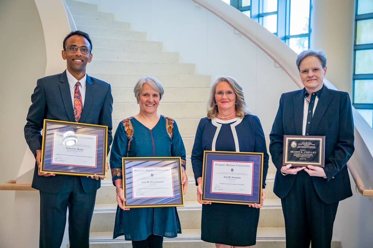 FMU professors honored for research, teaching, service, governance