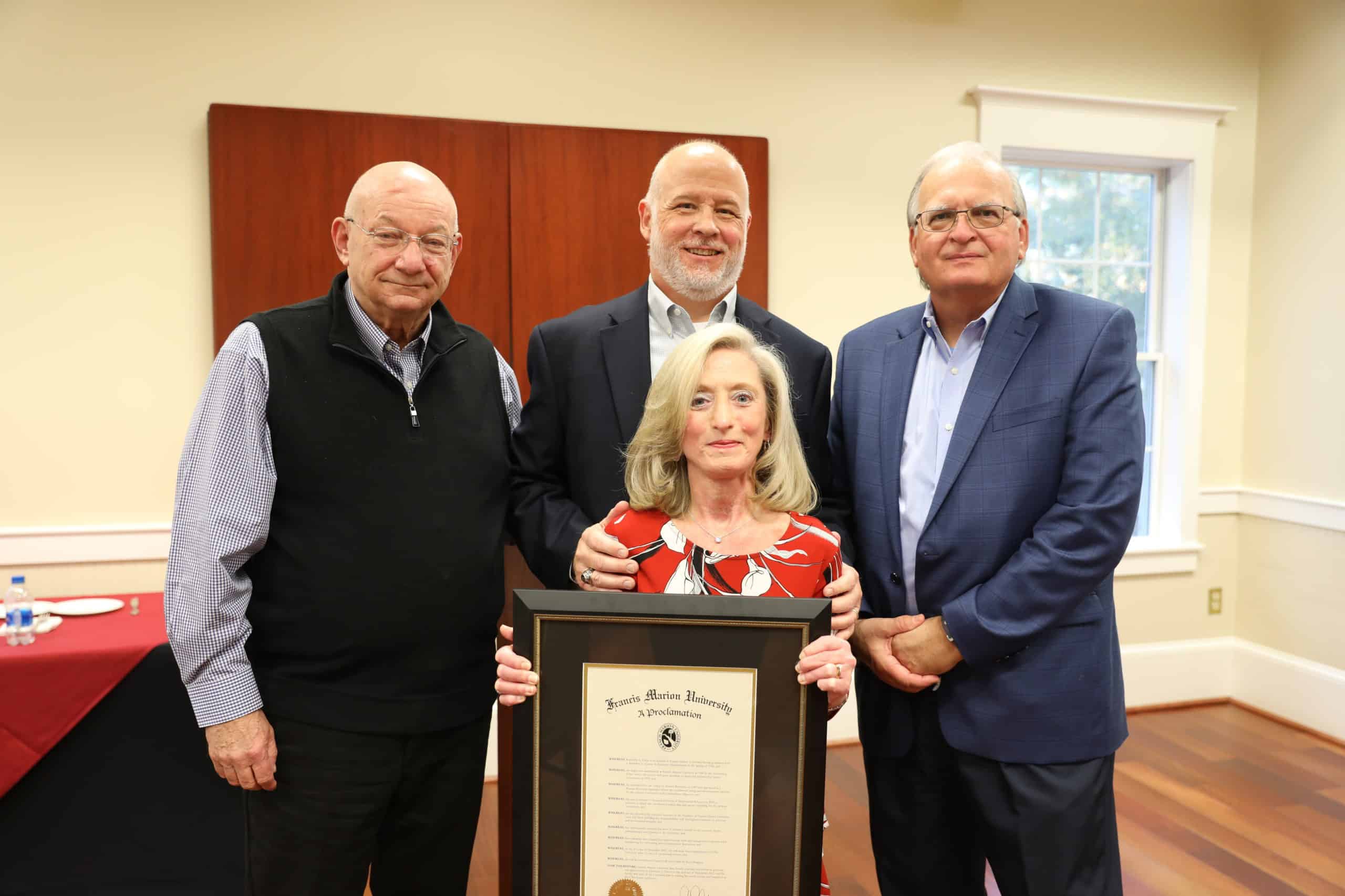 Fmu Celebrates The Retirement Of Kim Davis Executive Assistant To The President Francis Marion University