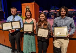 Math majors earn academic awards