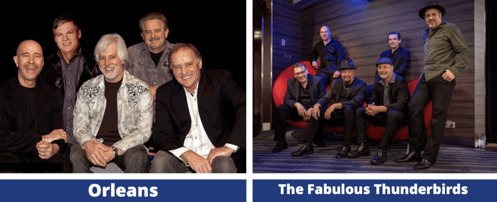 The FMUPAC welcomes two musical powerhouses, Orleans and The Fabulous Thunderbirds, for a pair of summer concert events.