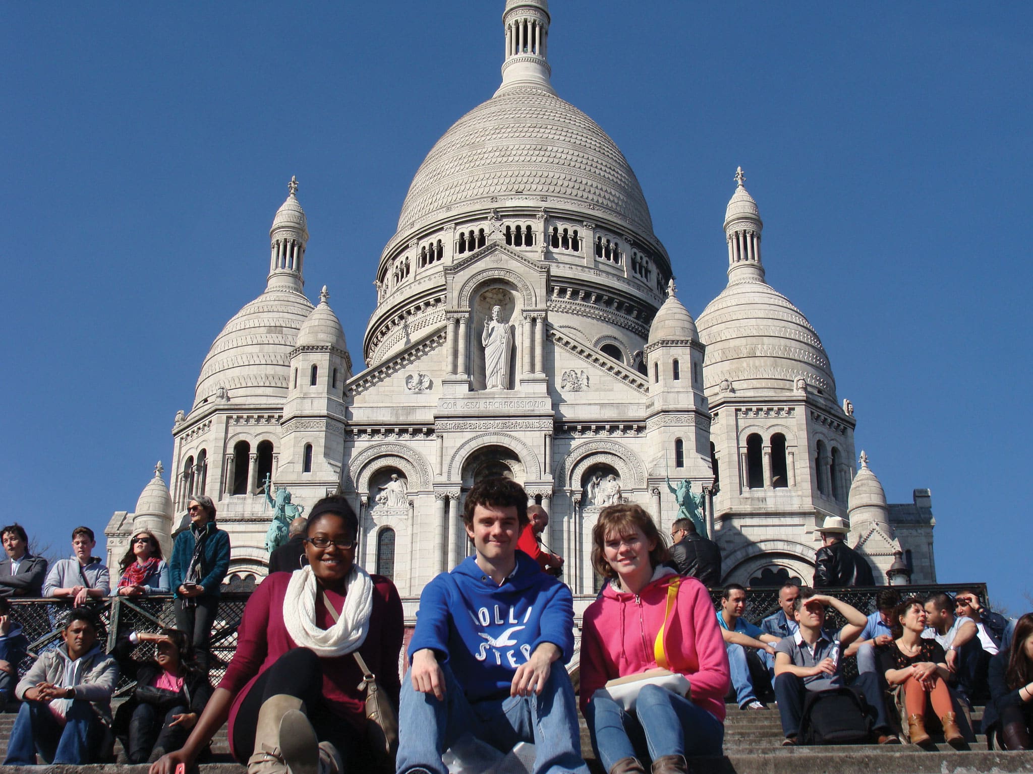 McNair14_SacreCouer mcnair scholars on trip