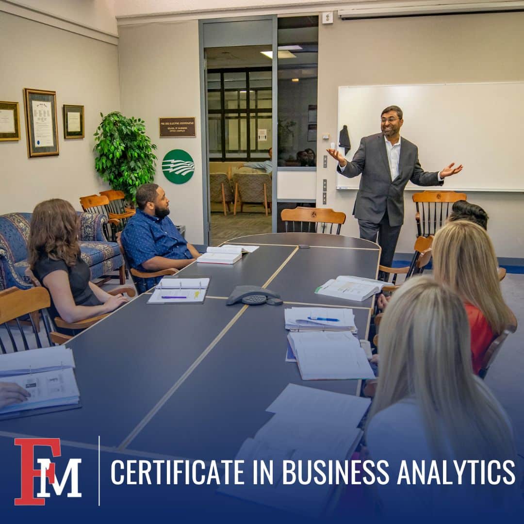 FMU School of Business offers business analytics certificate program FMU School of Business offers business analytics certificate program