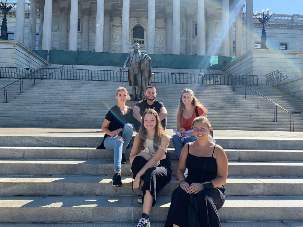 Columbia State Stairs _10.2021 incoming exchange students