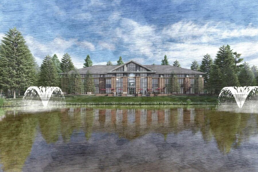 fmu forestry building rendering