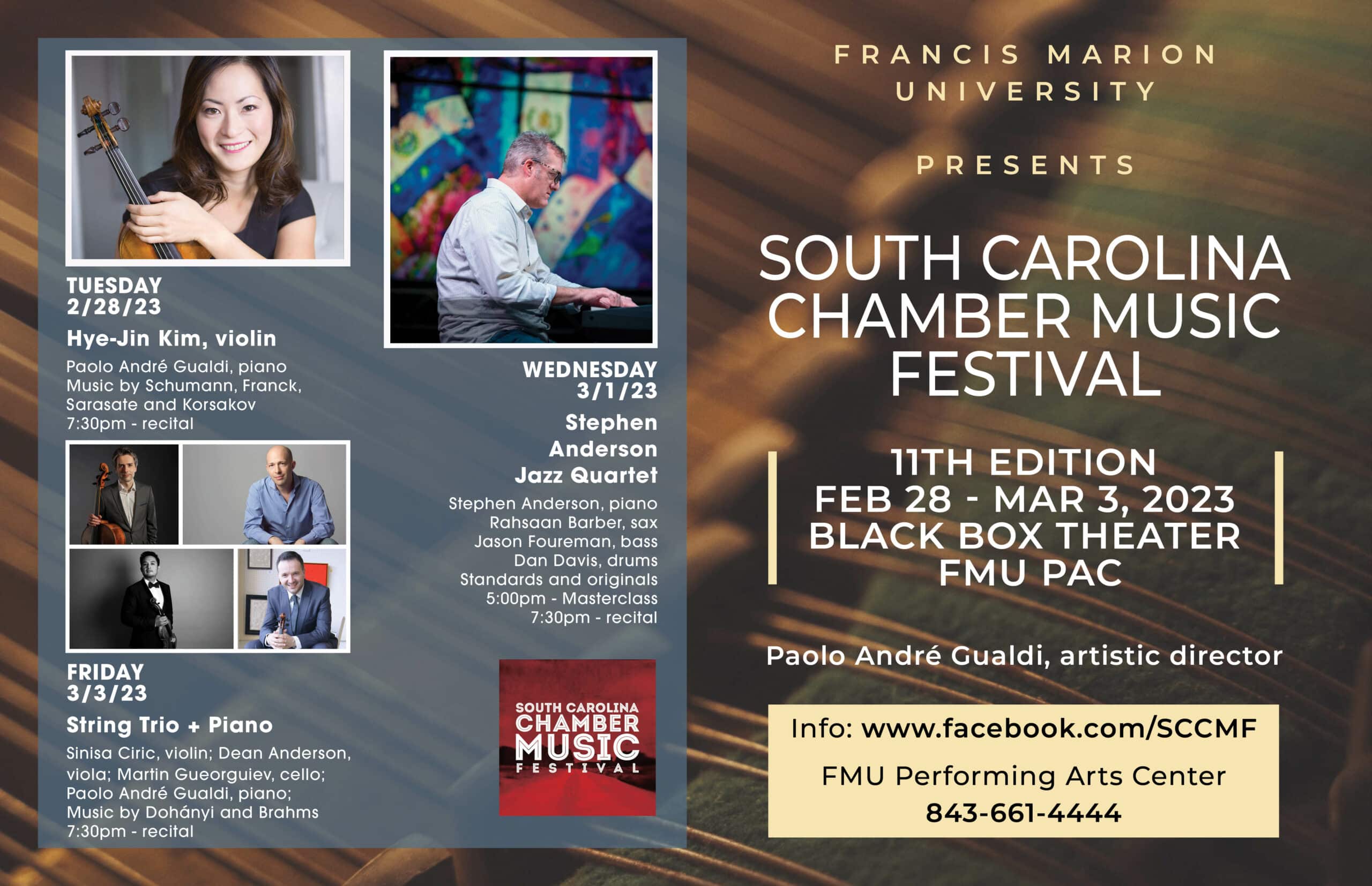FMU’s South Carolina Chamber Music Festival returns February 28
