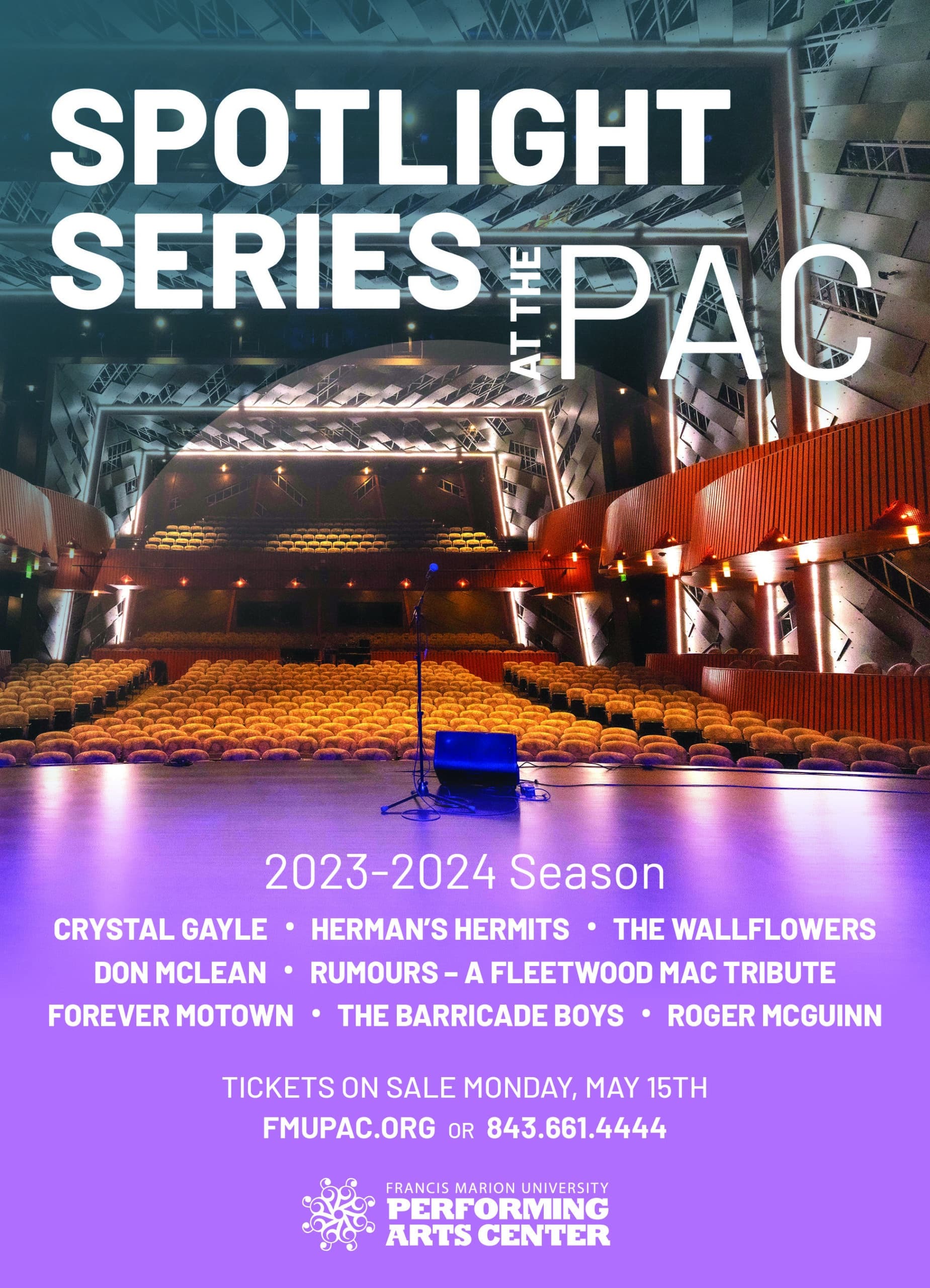 FMU Performing Arts Center Announces 2023-2024 Spotlight Series