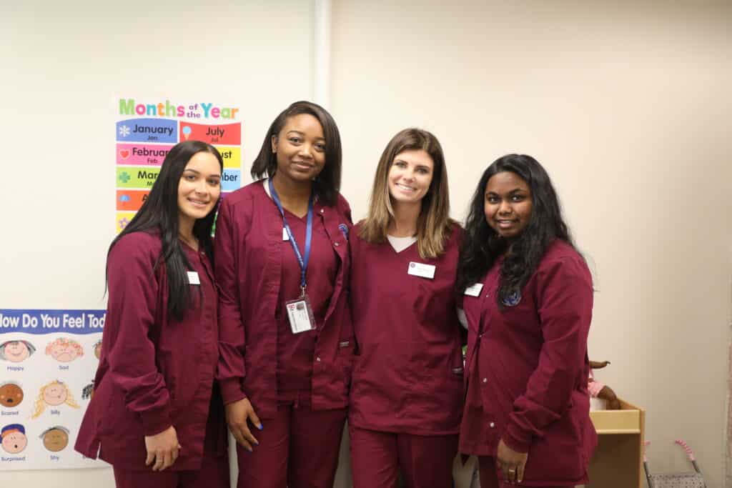 students smiling