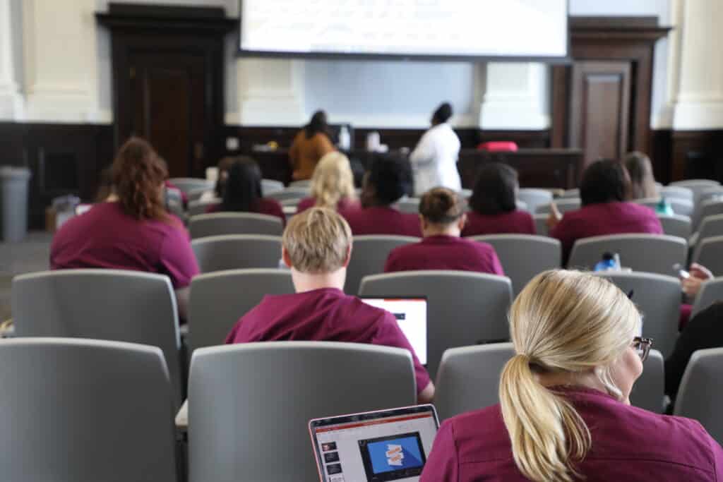 students in classroom