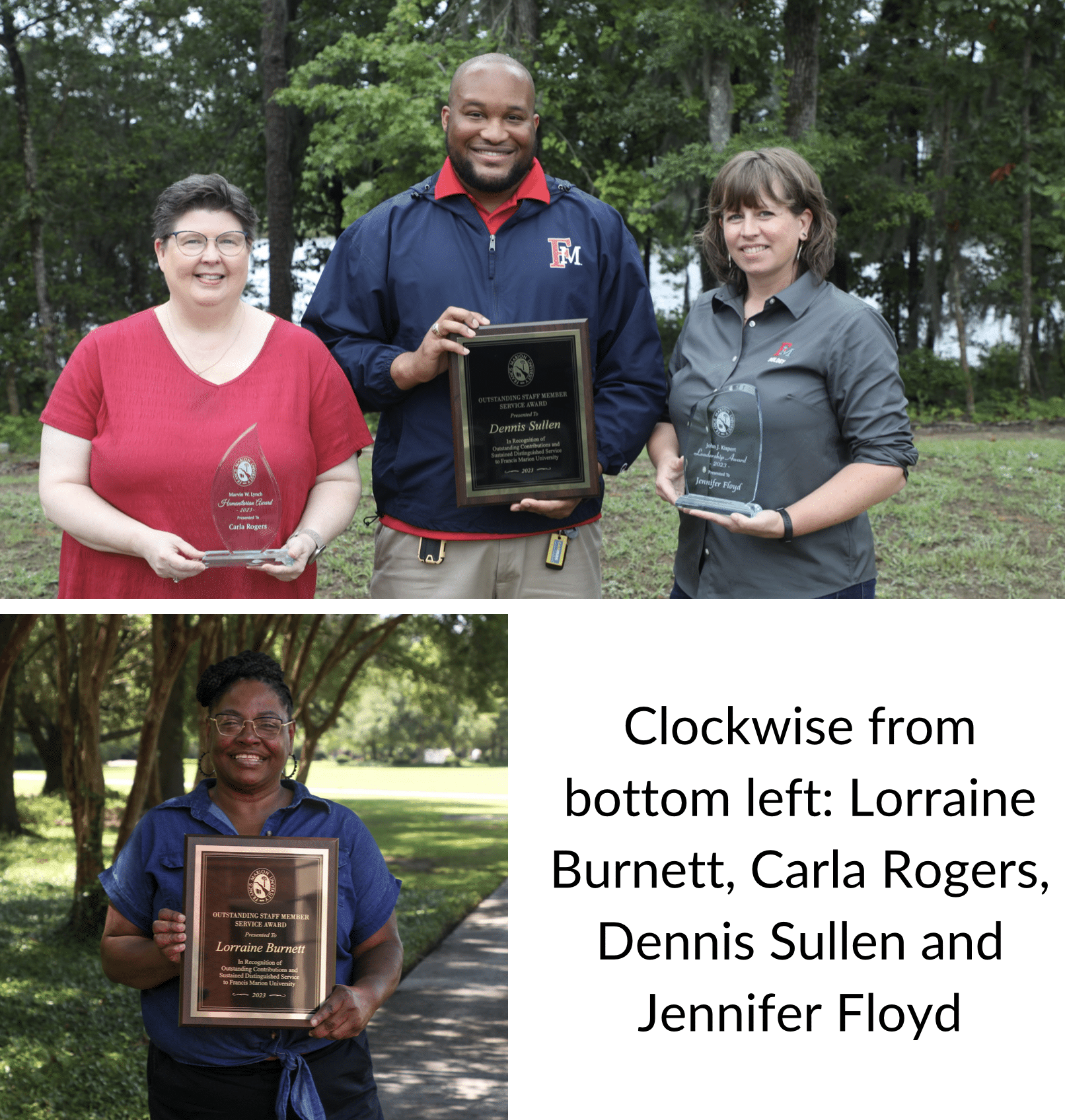 FMU staff members recognized at annual Staff Awards