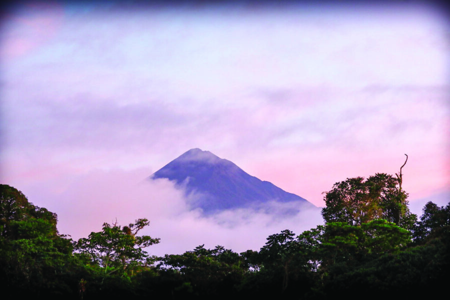 Volcano and Sky