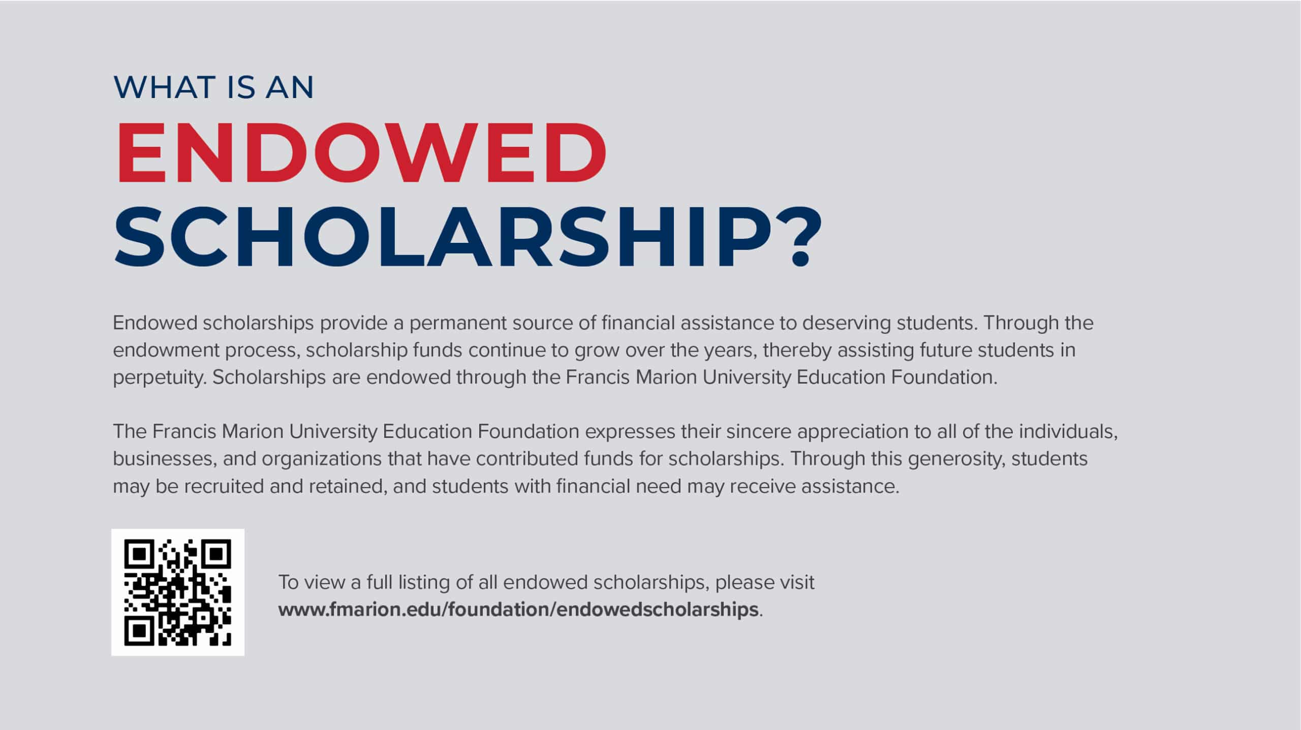 Endowed Scholarship