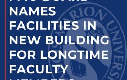 FMU Board of Trustees names facilities in new School of Education/School of Business Building for longtime faculty members