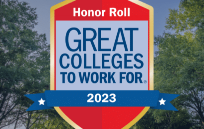 Francis Marion recognized as a 2023 Great College to Work For® eleven years in a row