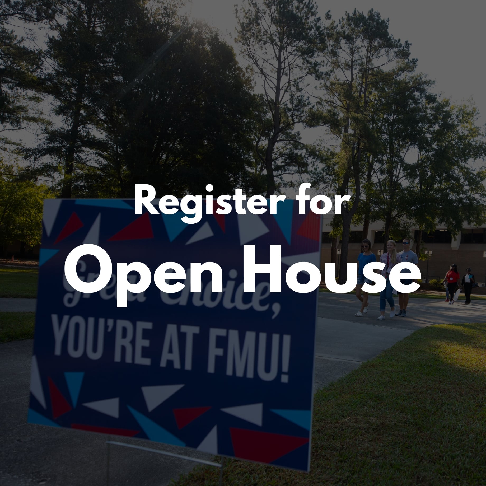 register for open house