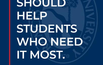 Colleges should help students who need it most. We do.