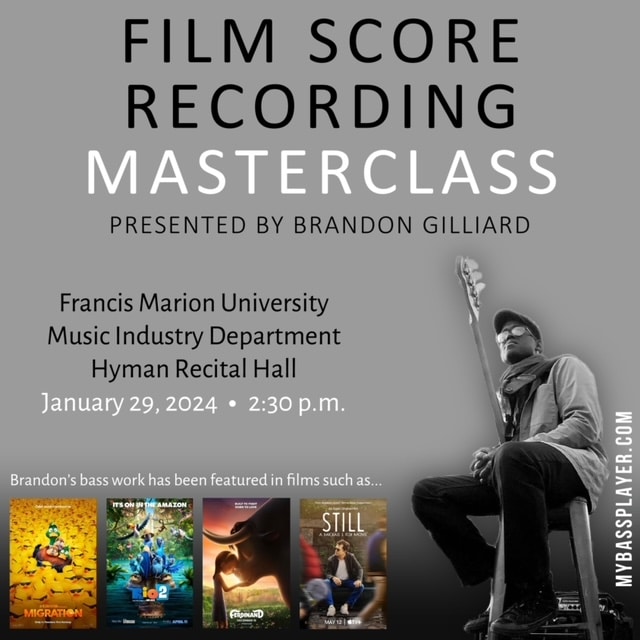 Film Score Masterclass Brandon Gilliard
