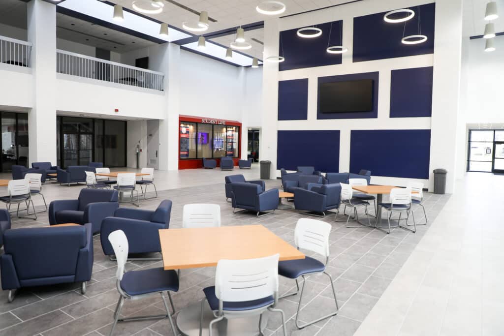 Major renovation adds facilities, modernized decor to the Smith University Center.