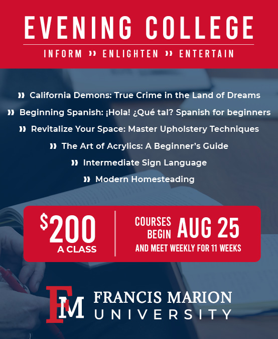 FMU announces Fall 2025 Evening College Courses