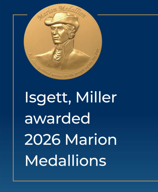 Isgett, Miller Awarded 2026 Marion Medallions