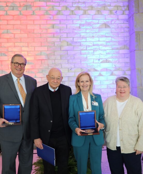 Isgett, Miller honored for service to the community